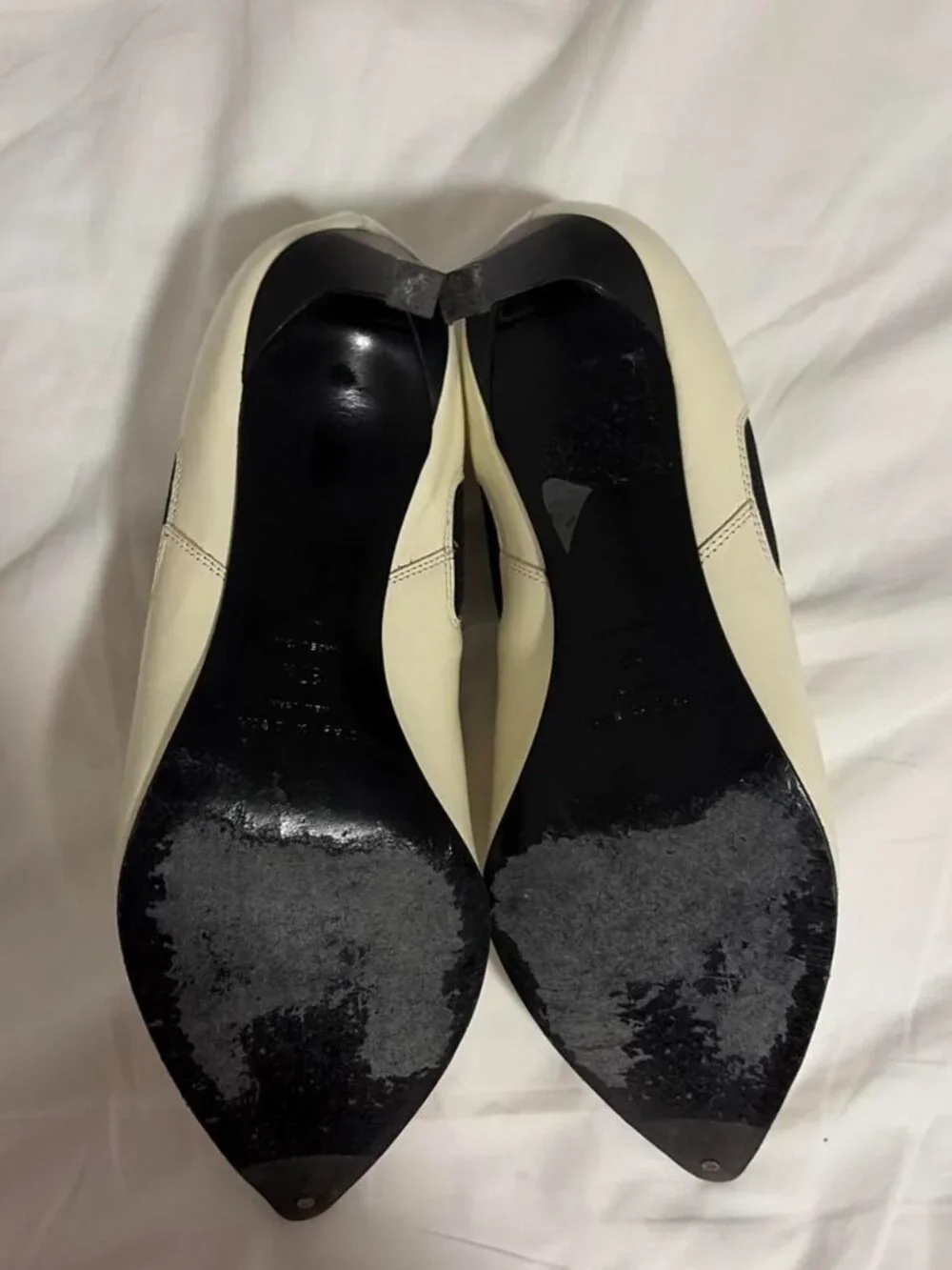 Rag & Bone Women's White and Cream Ballet-shoes